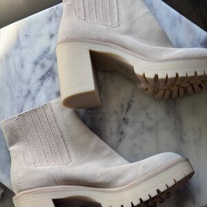 Dolce Vita Cream Ankle Boots Brand New with tags